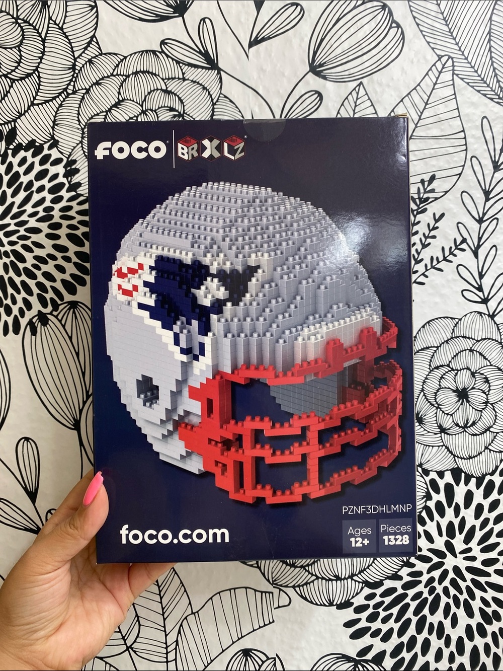 New England Patriots BRXLZ Helmet 3D Puzzle
